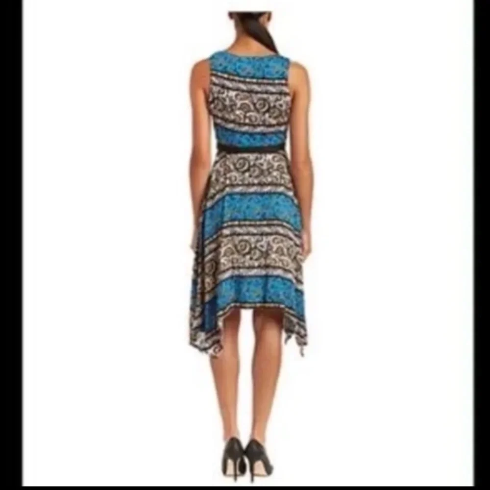 Eva Franco La Fayette Sleeveless Handkerchief Dress Size 8 - NWT (No Belt)